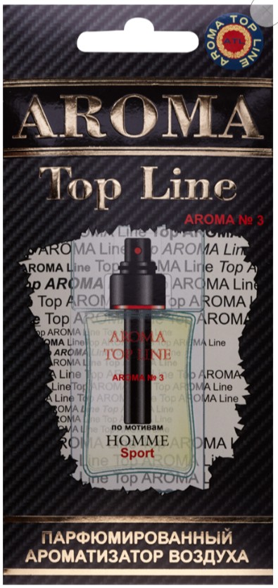 3AROMA AROMA TOPLINE Ароматизатор воздуха   Homme Sport ( №3 )